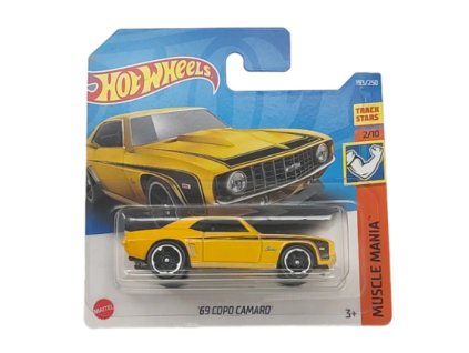 Hot Wheels 69 Copo Camaro Yellow