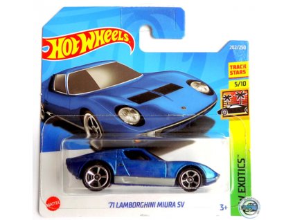 Hot Wheels 71 Lamborghini Miura SV Blue