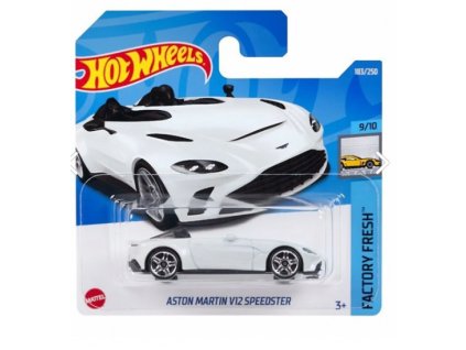 Hot Wheels Aston Martin V12 Speedster White