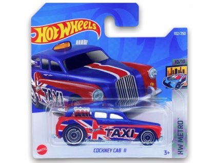 Hot Wheels Cockney Cab II Blue