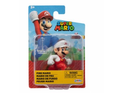 Figurka Super Mario Bros Fire Mario 6cm