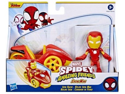 Figurka Spidey a jeho úžasní přátelé Iron Man a Iron Racer 15cm Nové