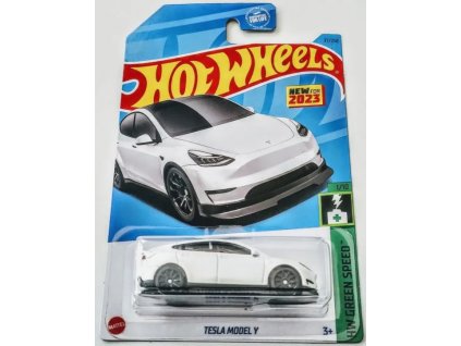 Hot Wheels Tesla Model Y bílé Nové