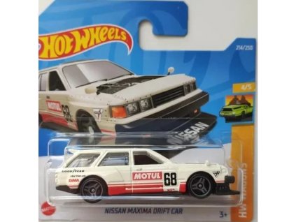 Hot Wheels Nissan Maxima Drift Car White