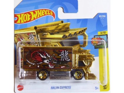 Hot Wheels Raijin Express Gold