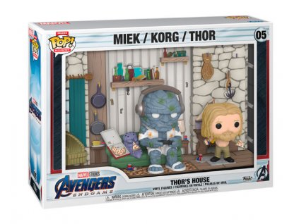Funko Pop! 05 Marvel Avengers Thors House Miek, Korg, Thor1
