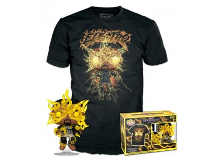 Funko Set Marvel Spiderman No Way Home Electro a tričko vel. L Nové