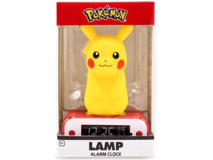 Budík s lampičkou Pokémon Pikachu Nové3