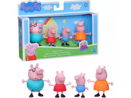 Figurky Prasátko Peppa Rodina 4kusy