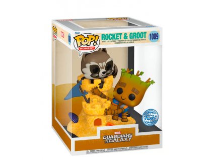 Funko Pop! 1089 Marvel Guardians Of The Galaxy Rocket and Groot