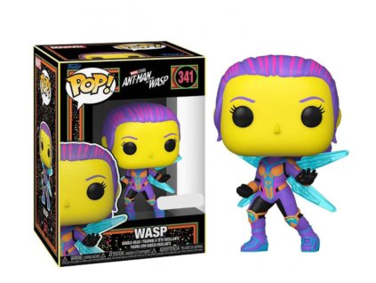 Funko Pop! 341 Marvel Ant Man And The Wasp Wasp Black Light