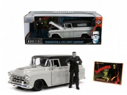 Auto Universal Monsters Frankenstein 1957 Chevy Suburban