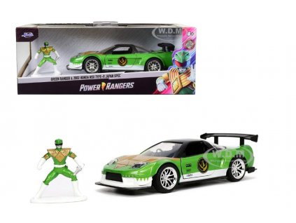 Auto Power Rangers Green Ranger a 2002 Honda NSX Type R Japan Spec