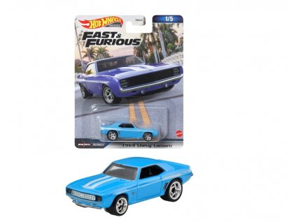 Hot Wheels Premium Fast and Furious 1969 Chevy Camaro Nové