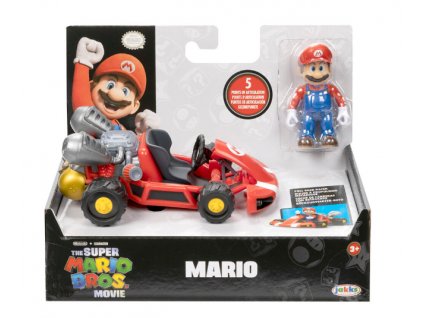 Auto Super Mario Movie s figurkou Mario