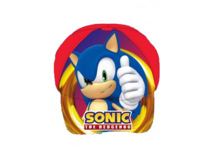 Kšiltovka Ježek Sonic červená vel. 54