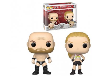 Funko Pop! 2 Pack WWE Triple H and Ronda Rousey