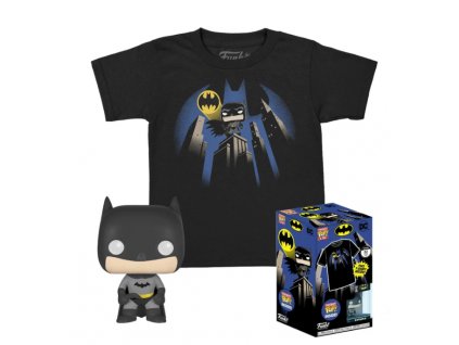 Funko set DC Batman a dětské tričko vel. XL