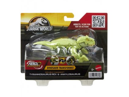 Jurský svět Fierce Changers Tyrannosaurus Rex a Ankylosaurus