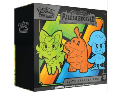 Pokemon TCG Scarlet and Violet 02 Paldea Evolved Elite Trainer Box
