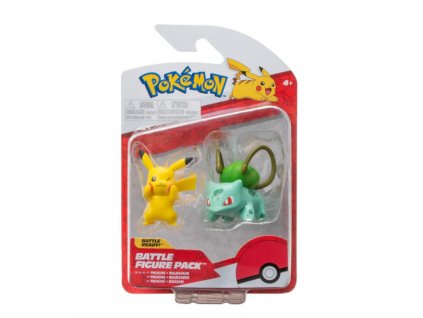 Figurky Pokémon Battle Pikachu a Bulbasaur