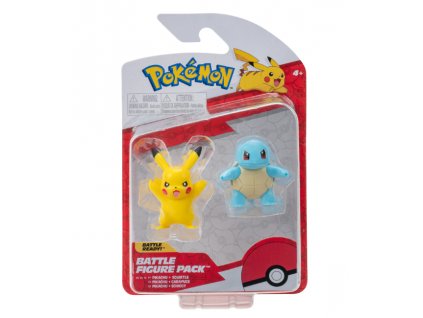 Figurky Pokémon Battle Pikachu a Squirtle