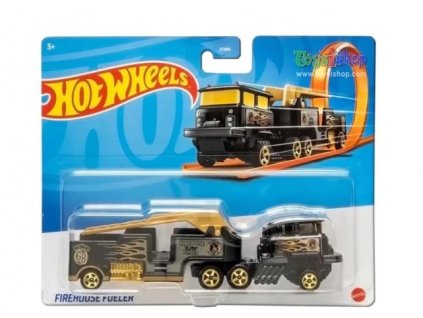 Tahač Hot Wheels Track Stars Firehouse Fueler Nové