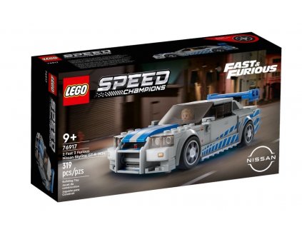 LEGO 76917 Speed Champions 2 Fast 2 Furious Nissan Skyline GTR R34