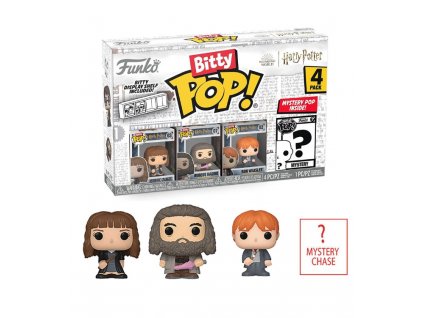 Figurka Funko Bitty Pop! Hermiona, Hagrid, Ron, Mystery