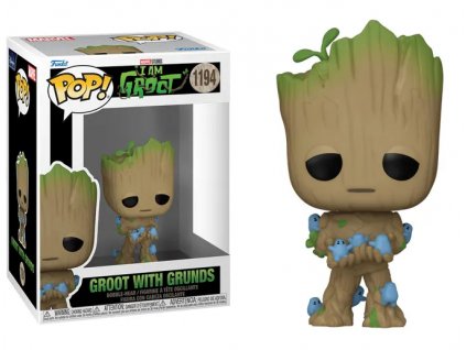 Funko Pop! 1194 Marvel I am Groot Groot with Grunds