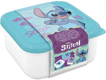 Svačinové boxy Disney Stitch 3ks