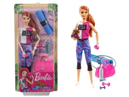 Barbie Fitness zrzka s doplňky