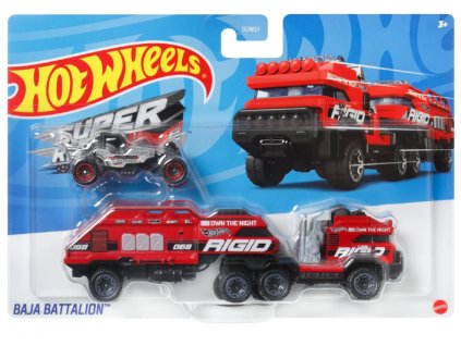 Hot Wheels Super Rigs Baja Battalion