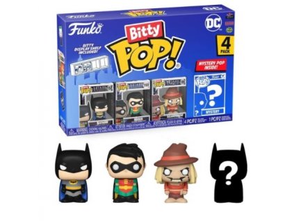 Figurka Funko Bitty Pop! DC Batman, Robin, Scarecrow, Mystery