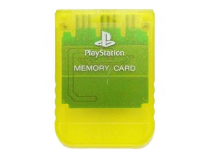 PS2 Paměťová karta 8 MB Lemon Yellow Nové