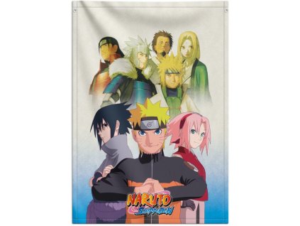 Dekorativní vlajka Naruto Shippuden tým 70x100cm