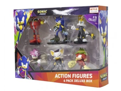 Figurky Ježek Sonic Deluxe 6ks 7cm