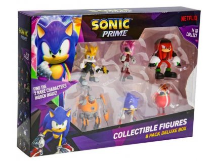 Figurky Ježek Sonic Prime Deluxe 8ks 7cm