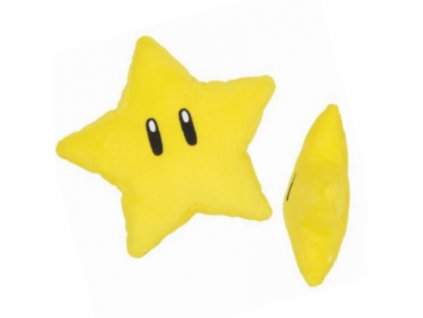 Plyšová hračka Mario Bros. Super Star 18cm