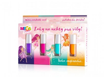 Megasalon Sada perleťových laků na nehty 4x5ml Nové