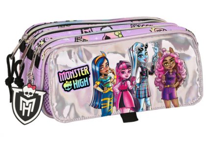 Penál Monster High trojitý