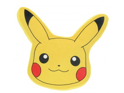 Polštář Pokémon Pikachu 40x40cm tmavě žlutá