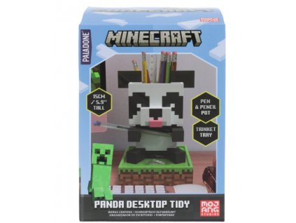 Stojánek na tužky Panda Minecraft 15cm Nové