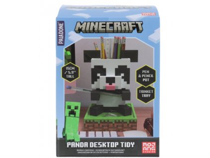 Stojánek na tužky Panda Minecraft 15cm