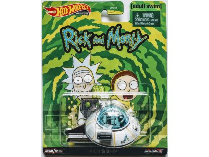 Hot Wheels Premium Rick And Morty Ricks Ship Nové