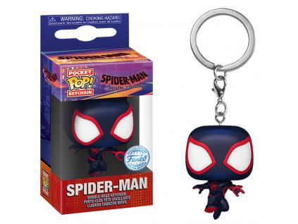 Klíčenka Funko Pocket Pop! Marvel Spiderman Across the Spiderverse SpiderMan