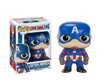 Funko Pop! 125 Marvel Civil War Captain America