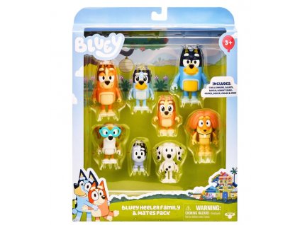 Figurky Bluey 5cm 8ks