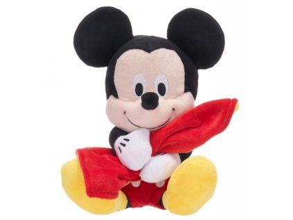 Plyšová hračka Disney Mickey Mouse s dečkou 21cm