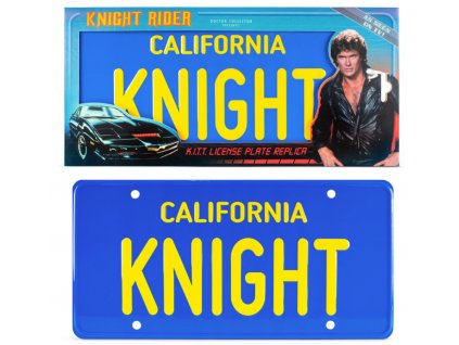 Poznávací značka Knight Rider K.I.T.T. 33,5 x 16cm Nov